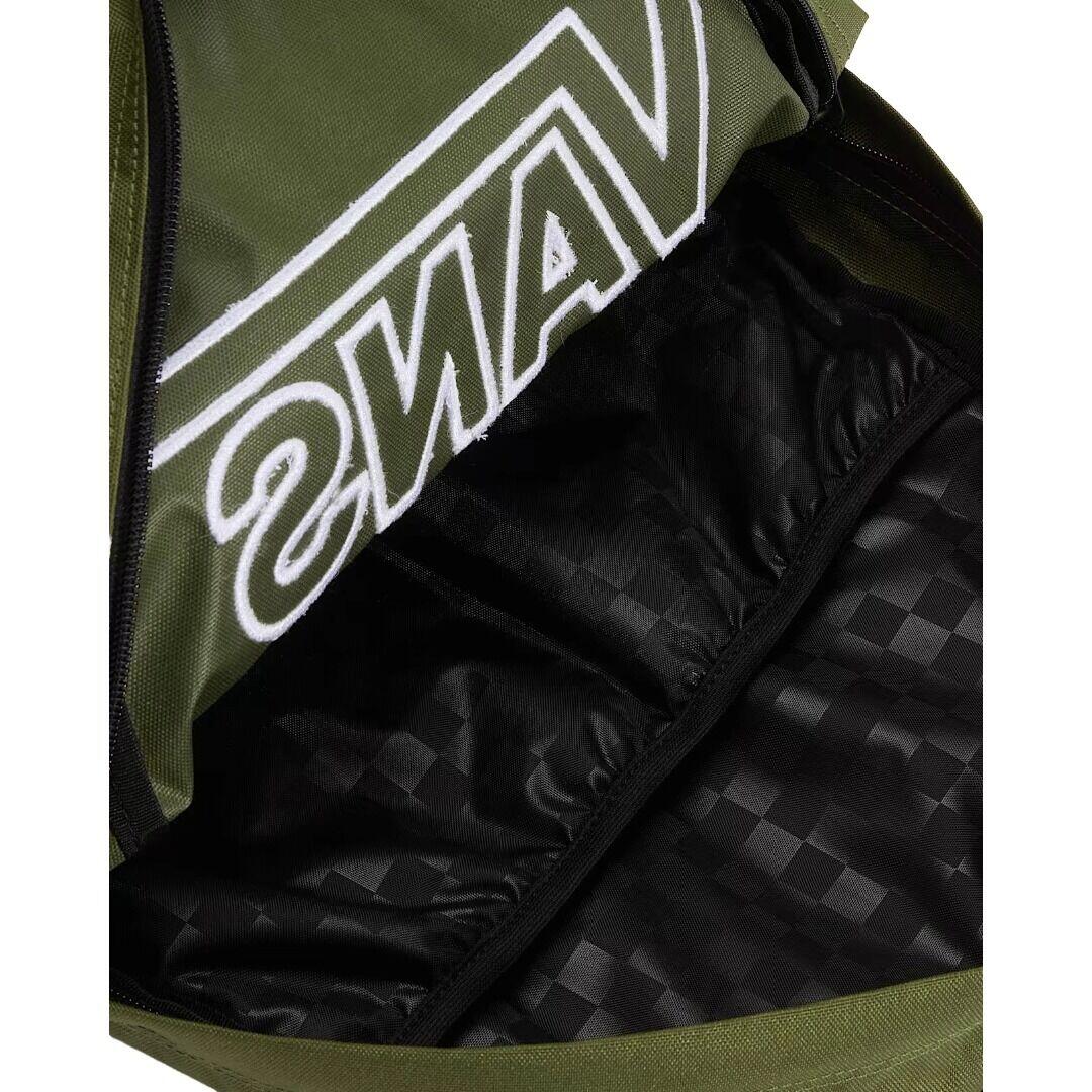 Mochila Verde Vans Old Skool Drop V Green - Diseño Icónico, Espaciosa y Duradera 4/5
