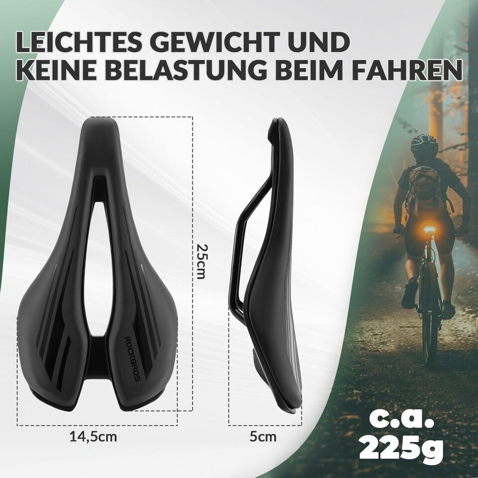 Fahrrad Sattel Komfort Rennenrad Fahrradsattel Bequem 6/6