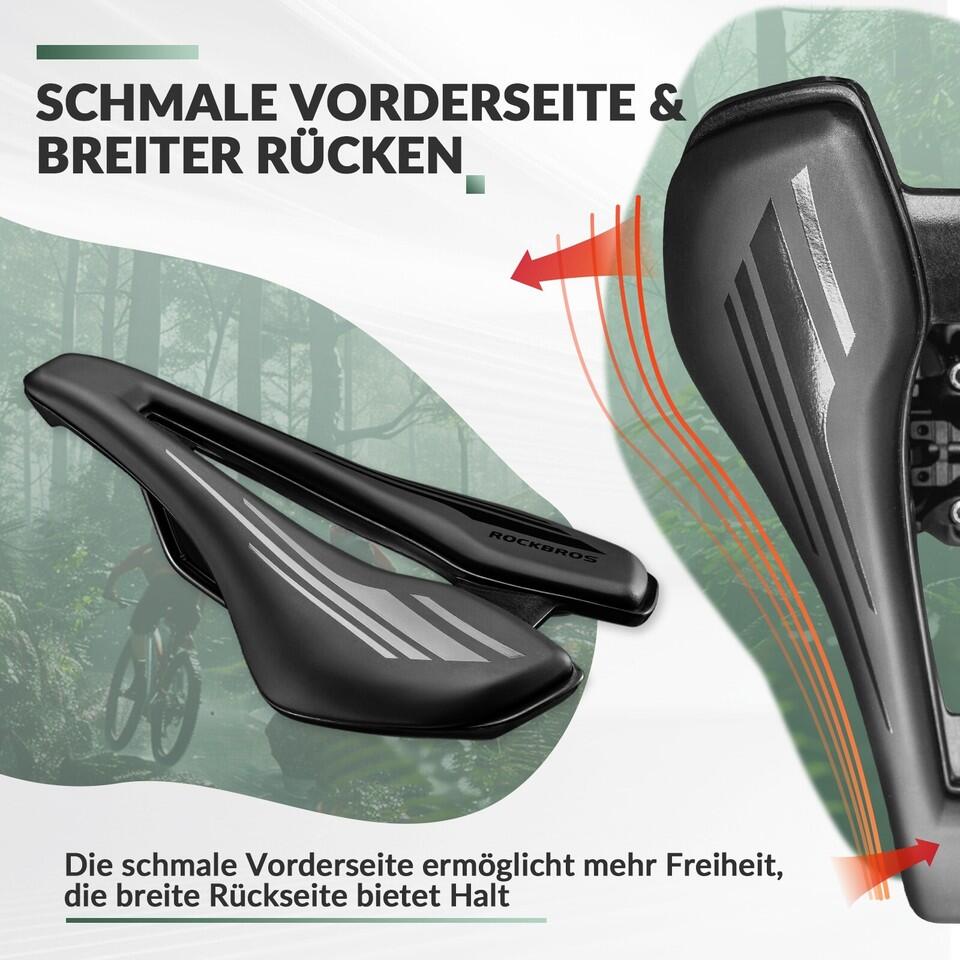 Fahrrad Sattel Komfort Rennenrad Fahrradsattel Bequem 5/6