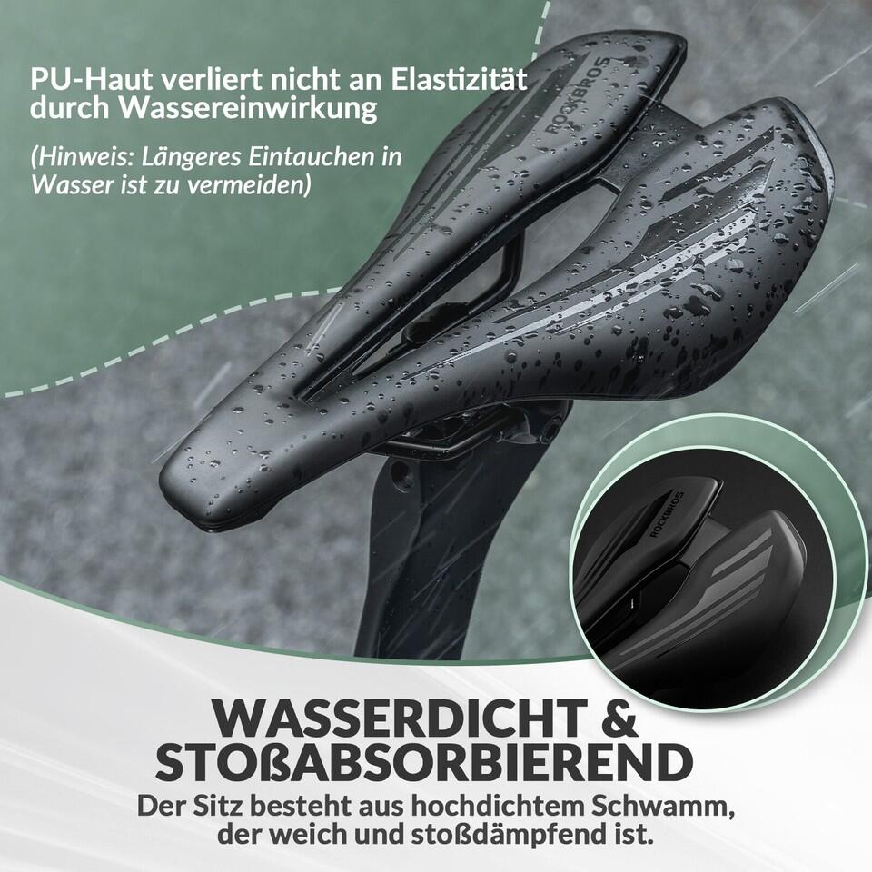 Fahrrad Sattel Komfort Rennenrad Fahrradsattel Bequem 3/6