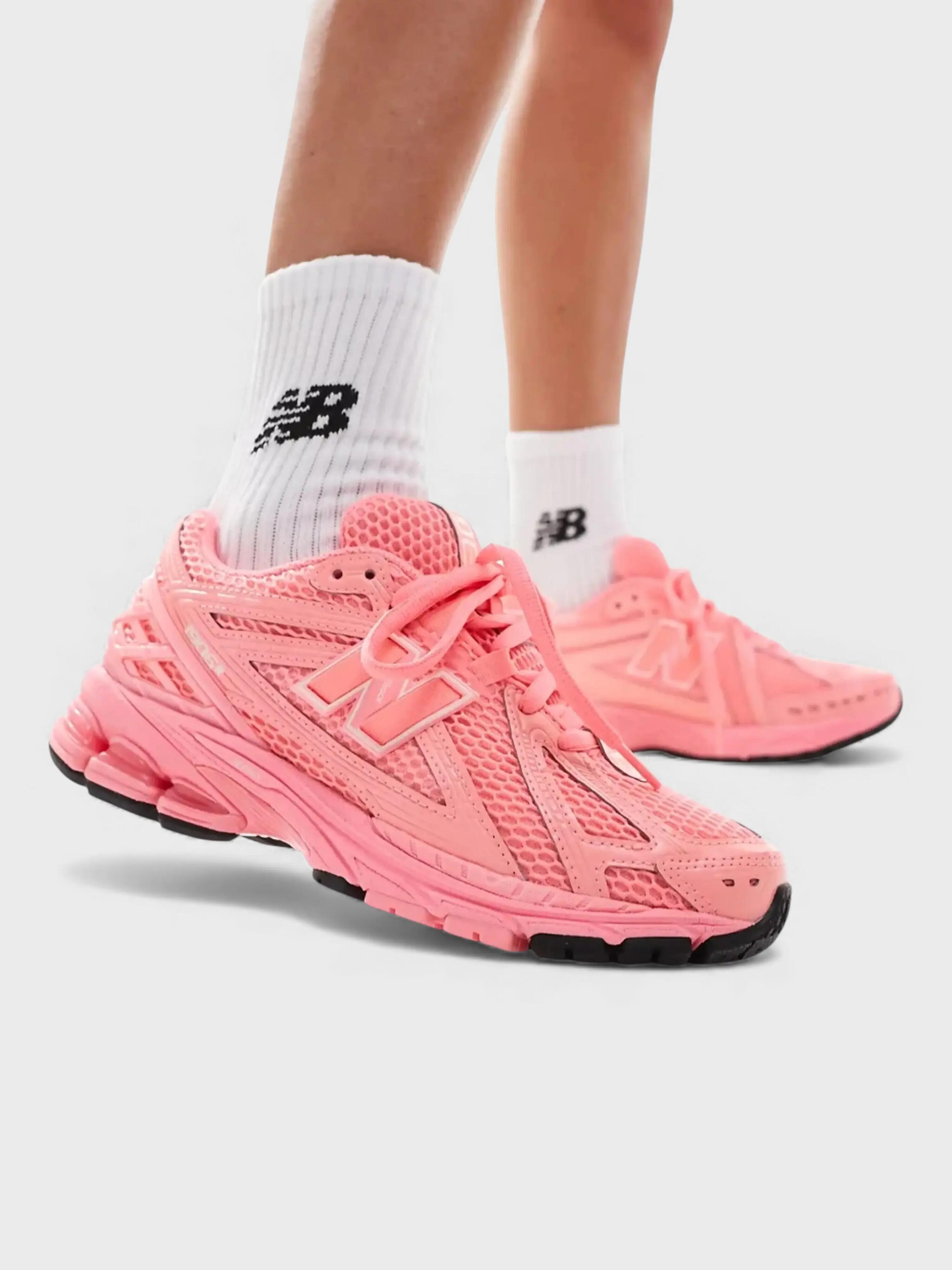 Scarpe - Casual - Unisex - Neon, Confortevoli - 1906R - Rosa neon. 2/6