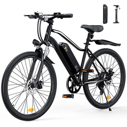 Vélo électrique iScooter EB3S pour adultes, 26 pouces, batterie 36 V 15 Ah