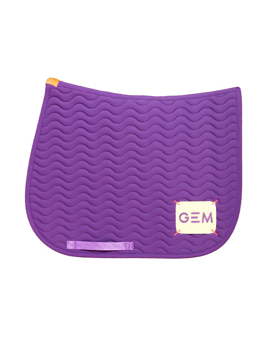 Tapis de selle TOUC TOUC Obstacle Violet  - GEM 4/4