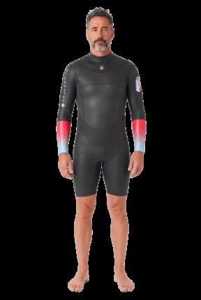 2/2 U Zip L/S Performer - Shorty Lange Cote Herren