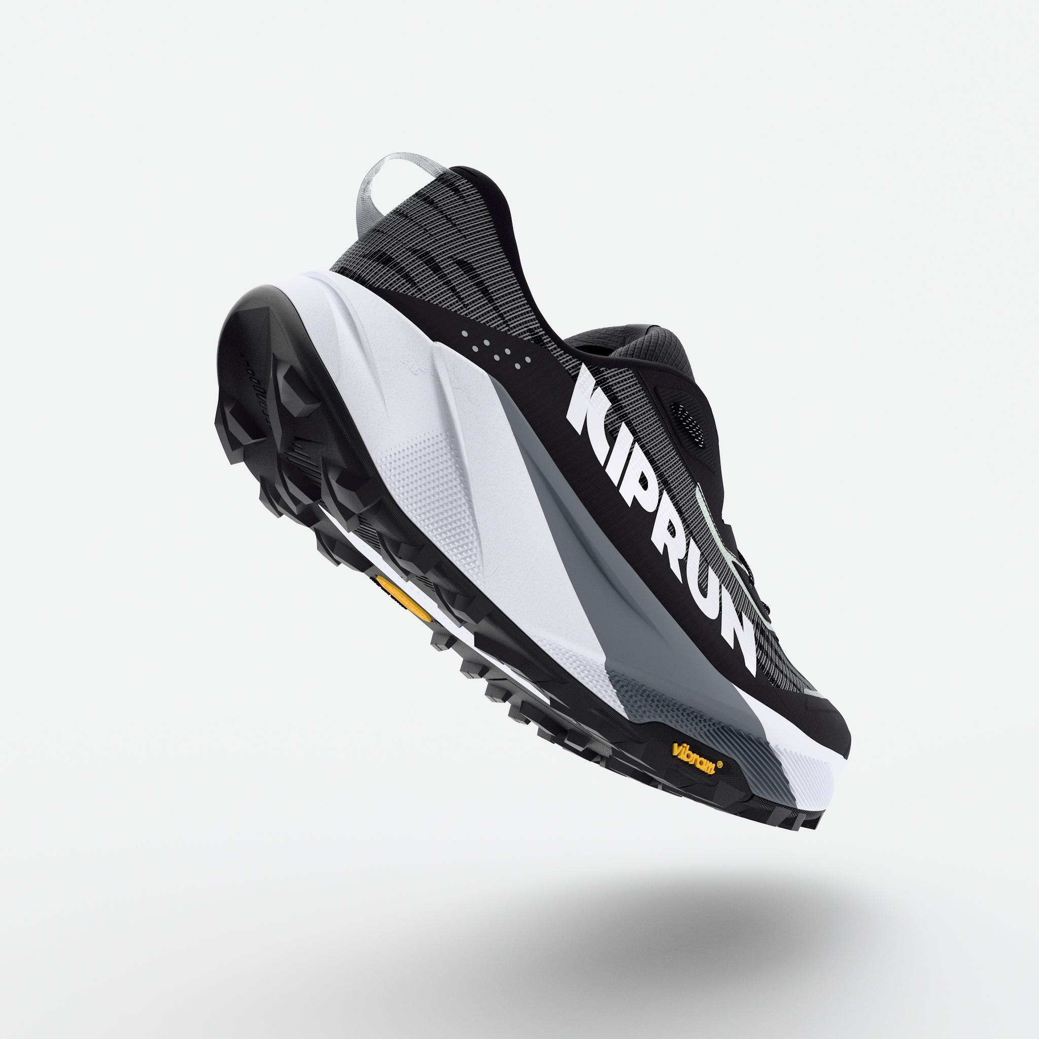 Chaussures de trail homme Kiprun Kipsummit Max, noir et gris 3/8