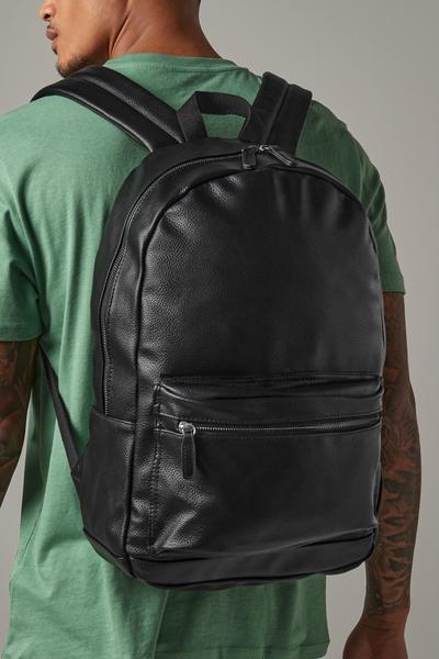Sac à dos tendance en simili cuir Bag Base 2/5