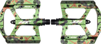 HT Components AE05 Camo Groene platte pedalen
