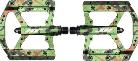 HT Components AE05 Camo Groene platte pedalen