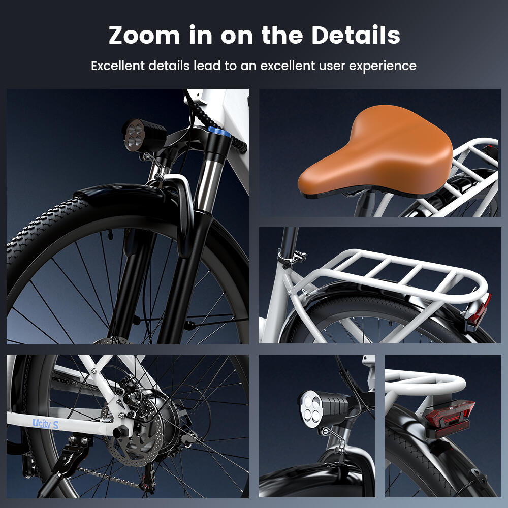 iScooter Ucitys Bicicletta elettrica da donna, 7 velocità, APP 6/7