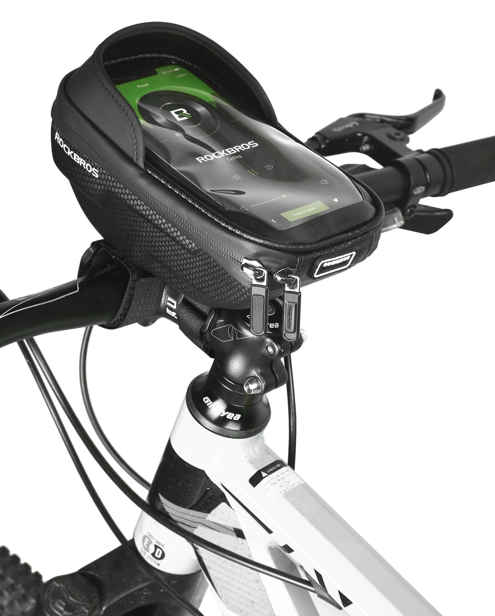 Torba rowerowa ROCKBROS na kierownicę RB70B z wyjściem na słuchawki 4/4