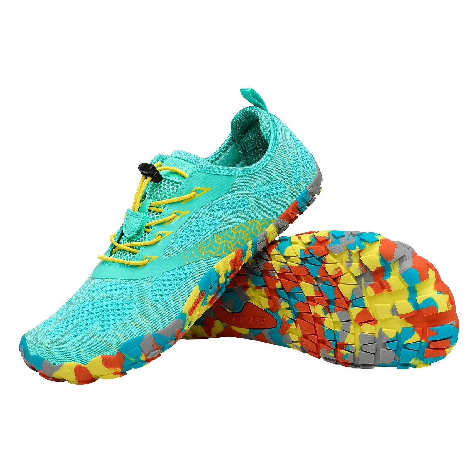 Zapatilla Barefoot Saguaro Five-Fingers Azul 4/7