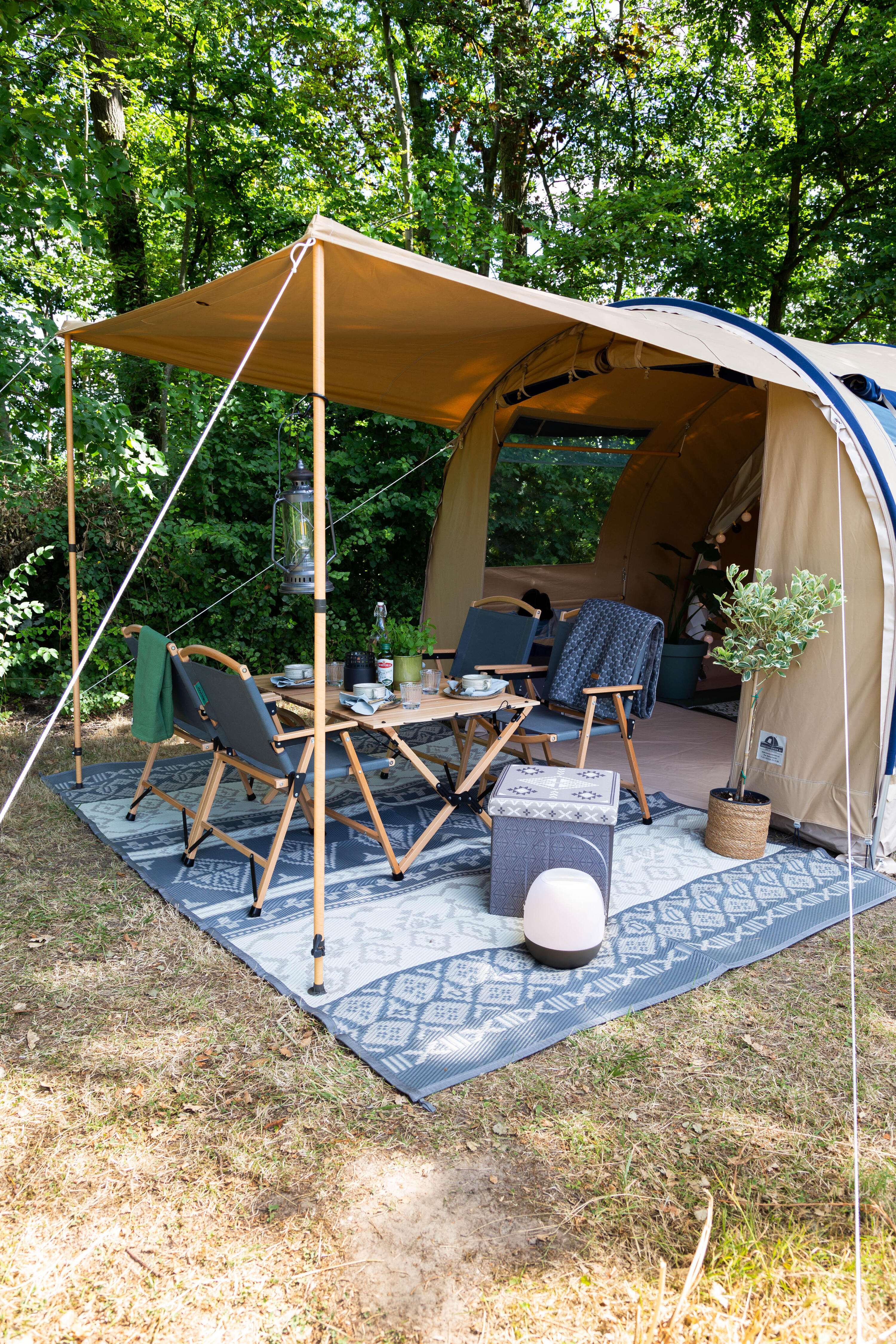 Buitentapijt 120x180 cm Brons weerbestendig - Human Comfort Cosy 6/7