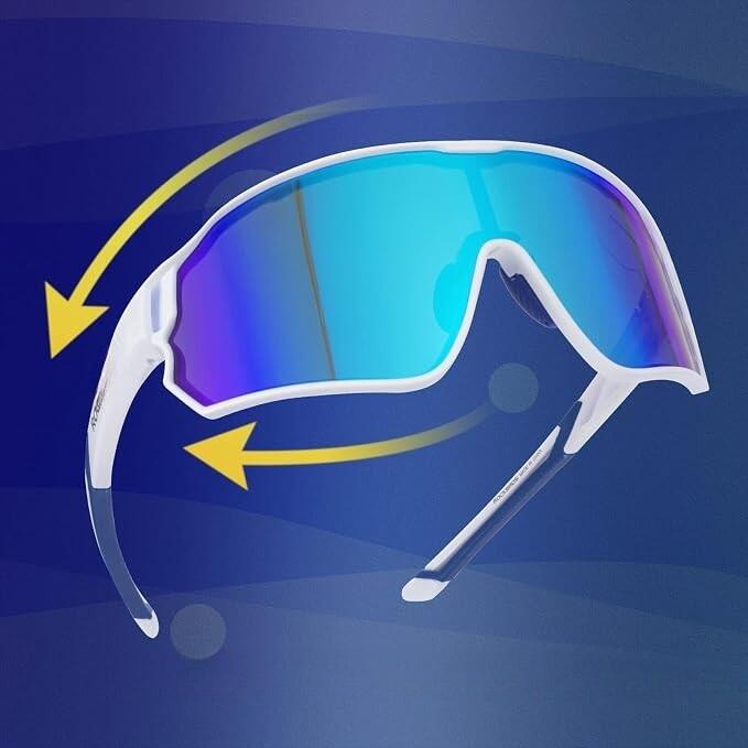 Occhiali da sole sportivi polarizzati TR90 UV400 ROCKBROS 3/3