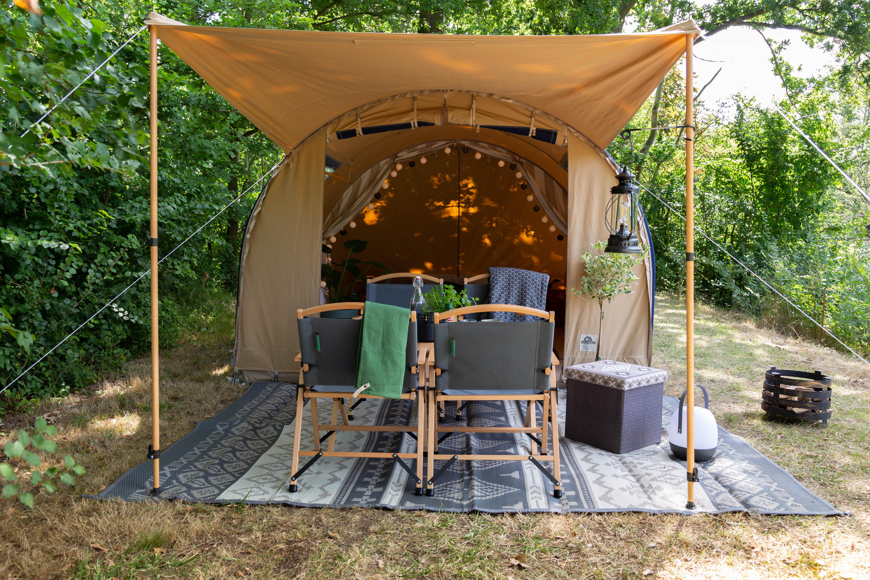 Buitentapijt 120x180 cm Brons weerbestendig - Human Comfort Cosy 5/7