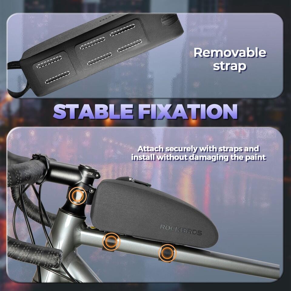 ROCKBROS Fahrradtasche Rahmentasche Oberrohrtasche Wasserdicht 4/6