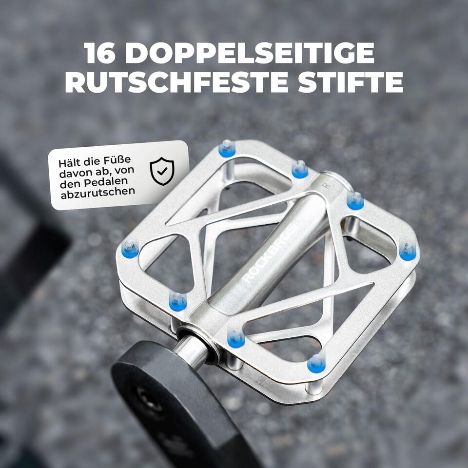 ROCKBROS 1 paar Fahrradpedale Titanlegierung Wasserdicht 4/6