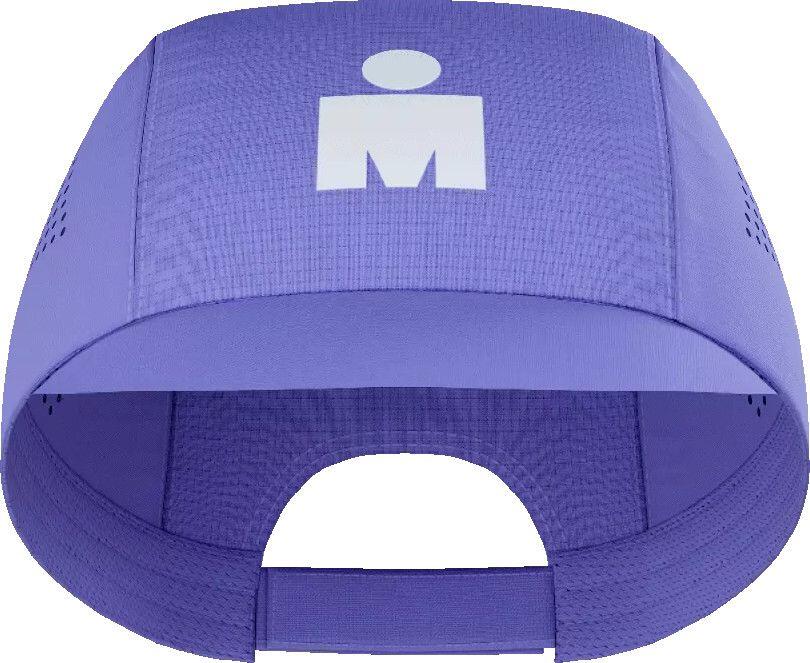 Compressport Pro Racing Ironman 2026-pet, blauw/wit 3/4