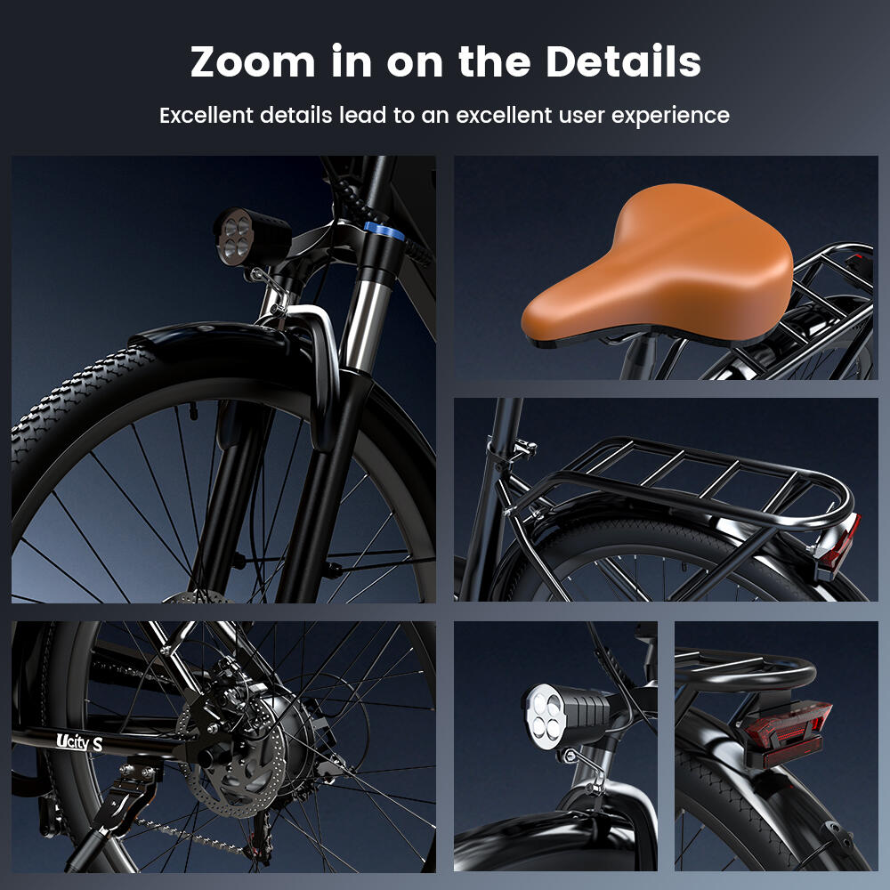 iScooter Ucitys Bicicletta elettrica da donna, 7 velocità, APP 6/7