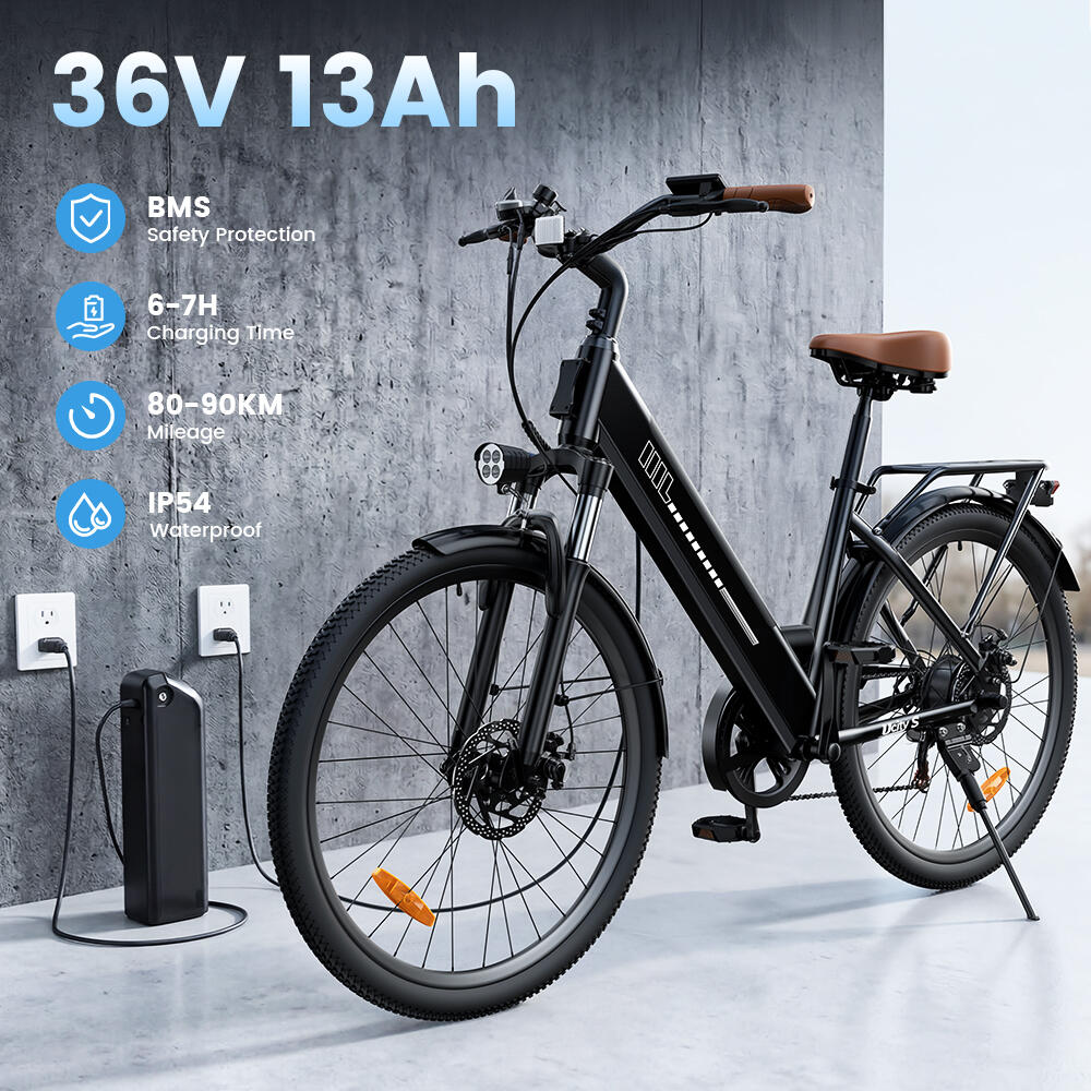 iScooter Ucitys Bicicletta elettrica da donna, 7 velocità, APP 5/7