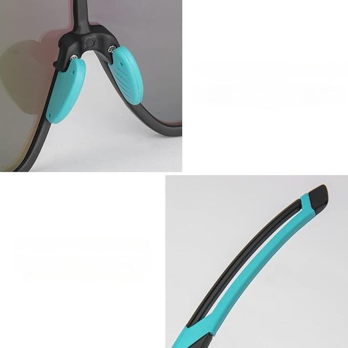 Occhiali da sole sportivi polarizzati TR90 UV400 ROCKBROS 4/4