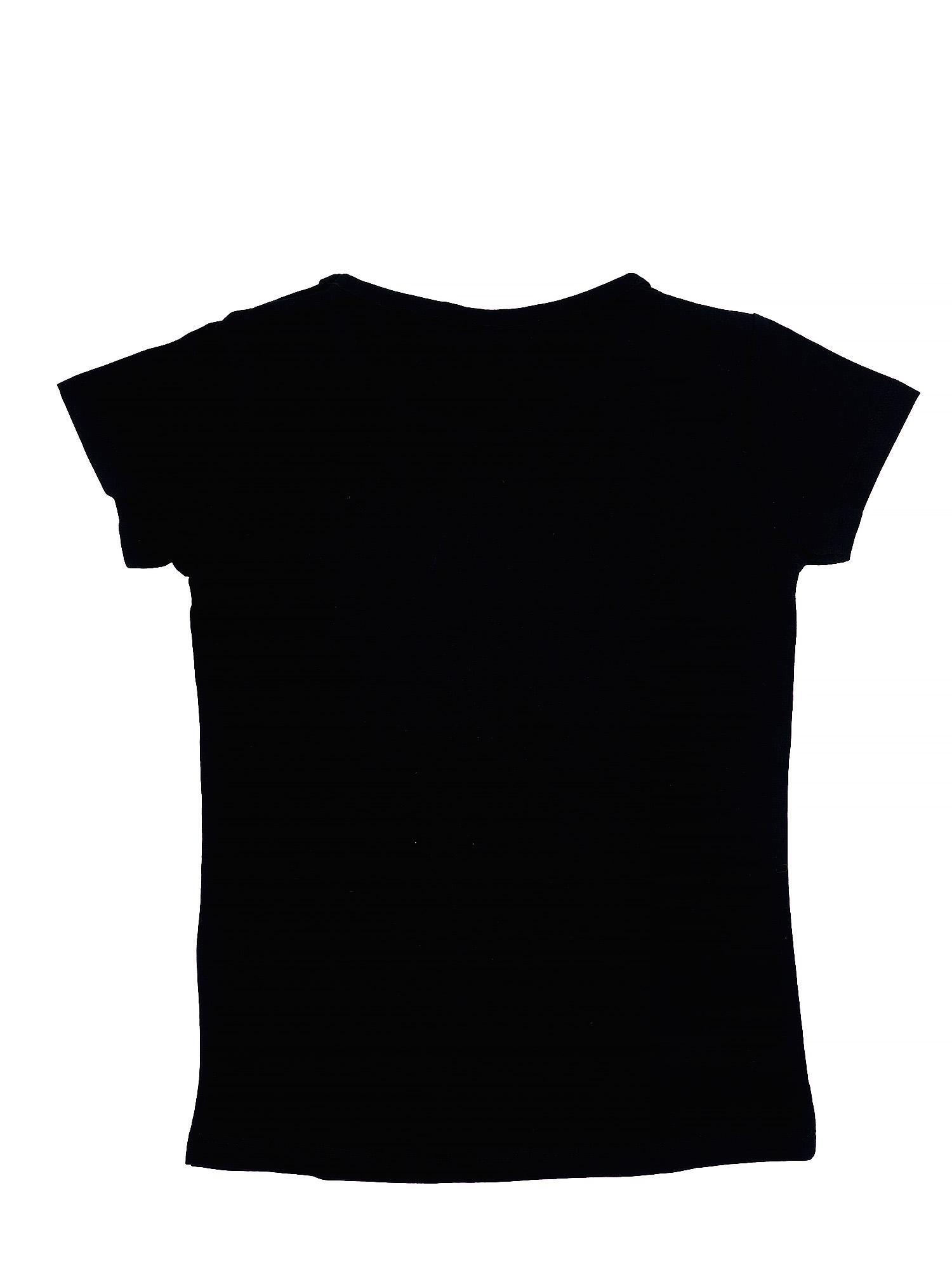 T-Shirt feminina de manga curta com logo foil 2/2