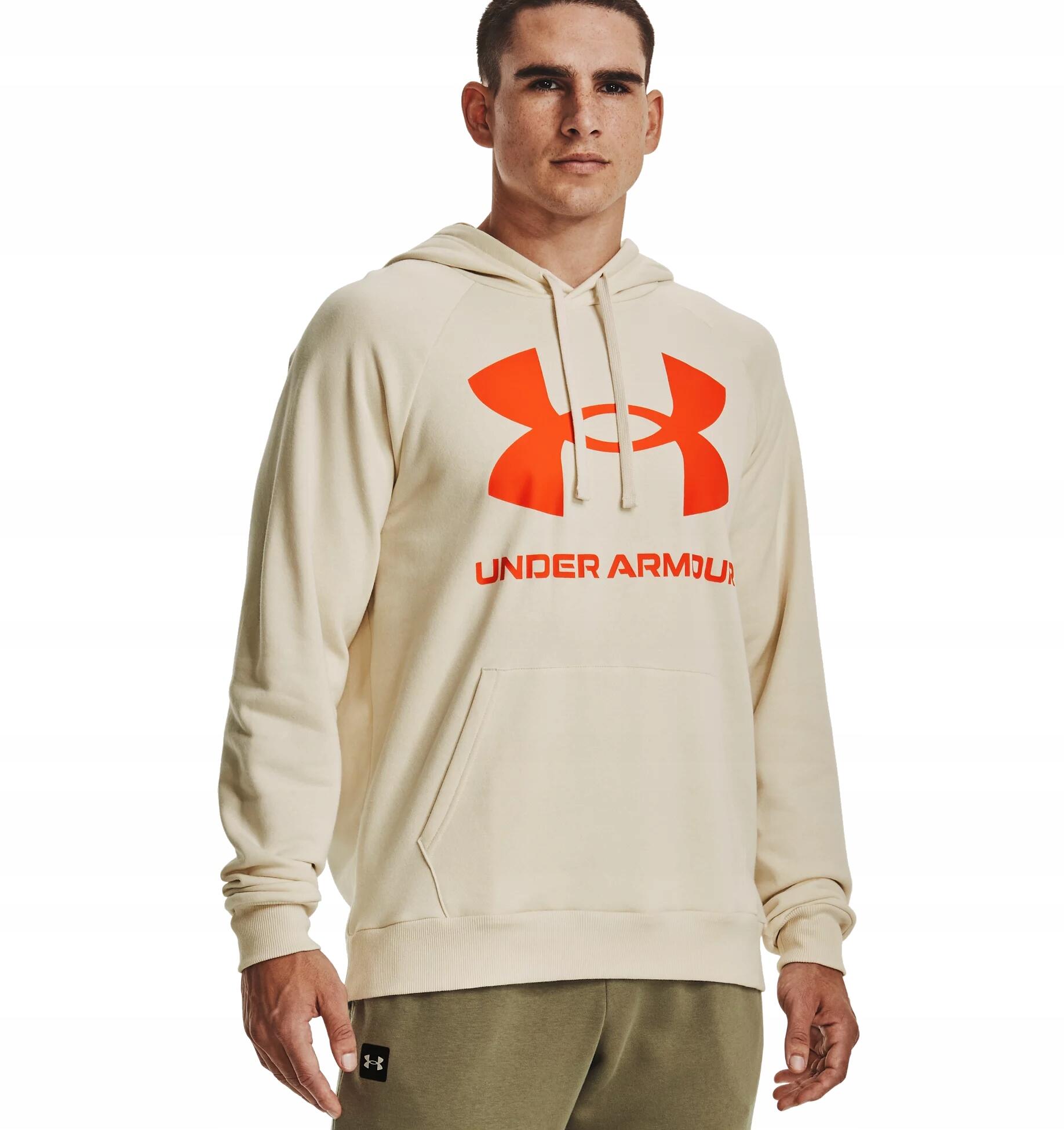 Bluza Męska Z Kapturem Nierozpinana Under Armour UA Rival Fleece Logo M 5/5