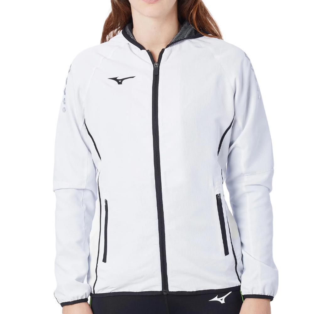 Mizuno Women's Team Nagasaki White Windbreaker Jacket