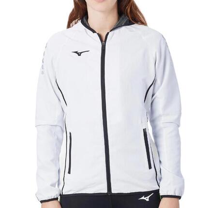 Veste Coupe Vent Blanc Femme Mizuno Team Nagasaki Micro