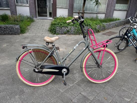 Tussen Particulieren - Batavus BUB Transportfiets (Grijs/Roze)