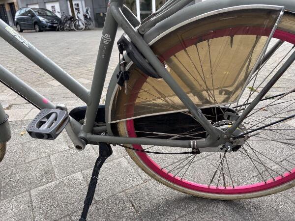 Tussen Particulieren - Batavus BUB Transportfiets (Grijs/Roze) 4/7