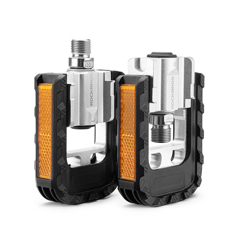 Foldable Aluminum Alloy Double-sided Anti-slip Pedals