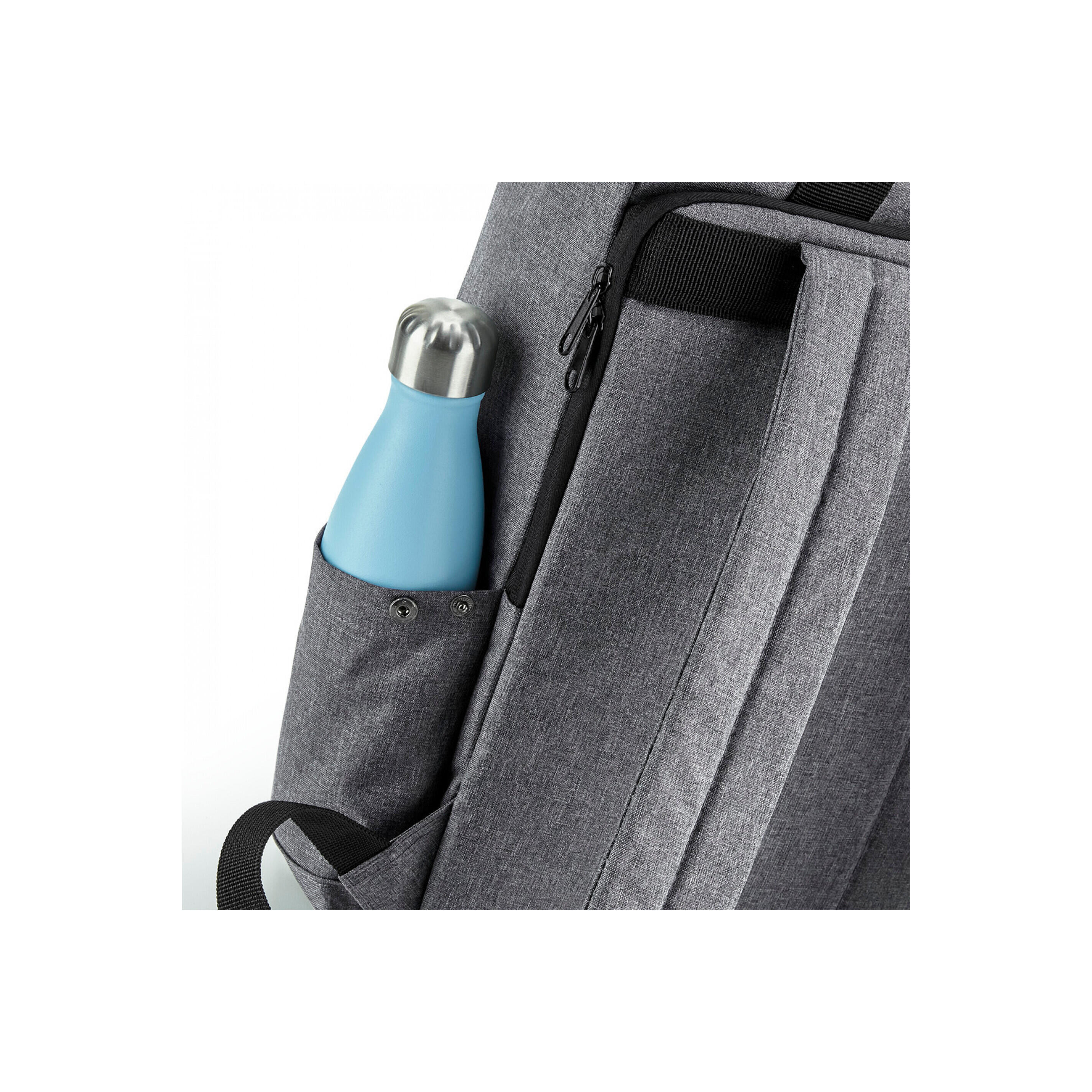 BAGBASE Twin Handle Roll-Top Laptop Backpack - 100% Recycled 600D Polyester 4/5