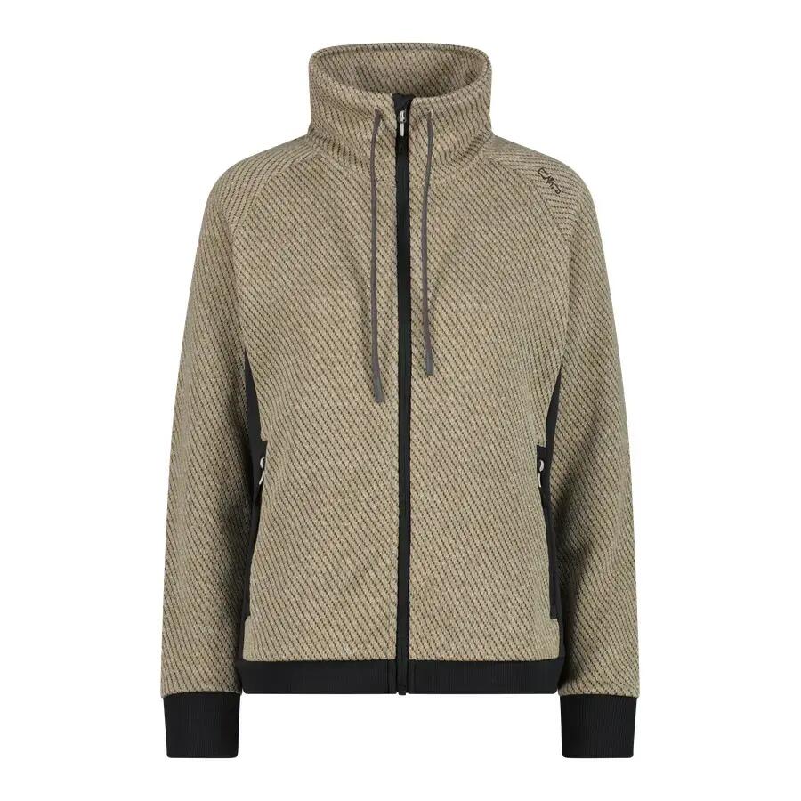 French Fleece Tracksuit Jacket Women CMP