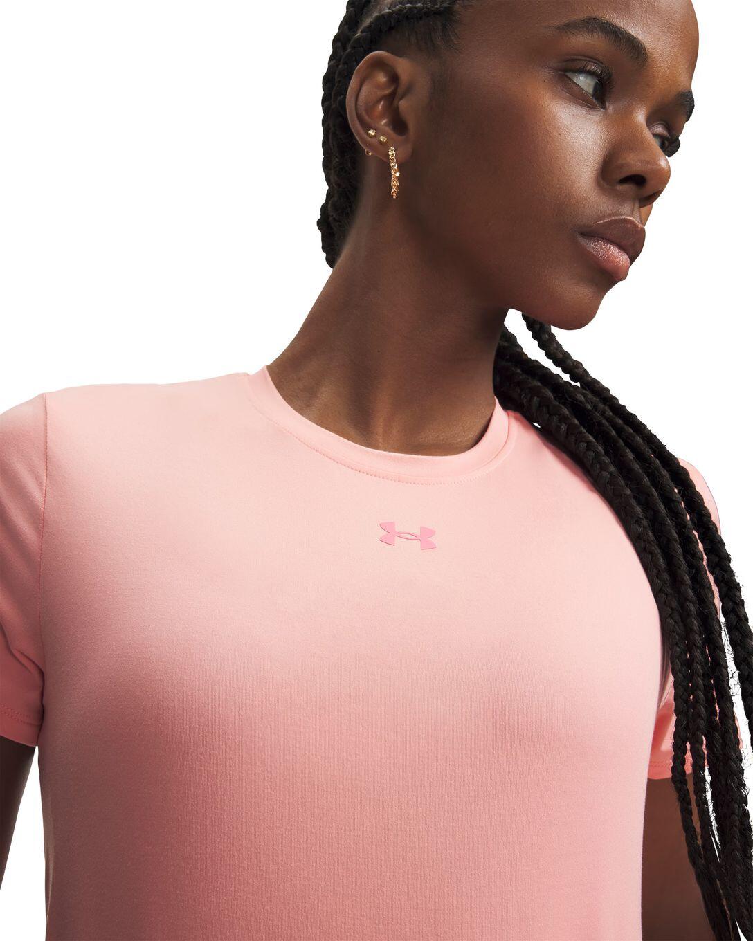 Maglia a maniche corte Under Armour Vanish rosa da donna 3/3