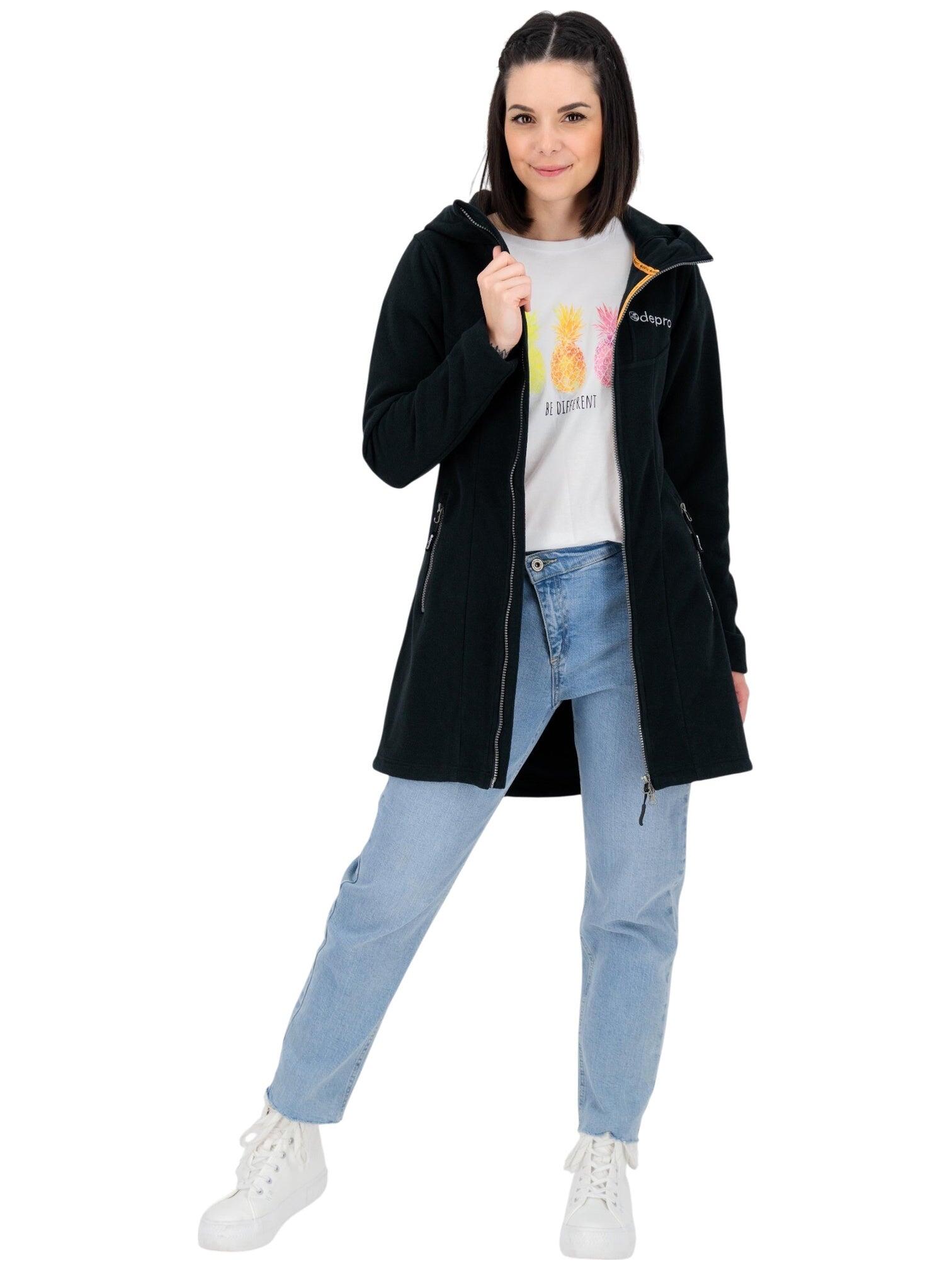Damen - Naturwandern - Fleecejacke - warm, mit Kapuze und Taschen - GLORY APRIL 4/5