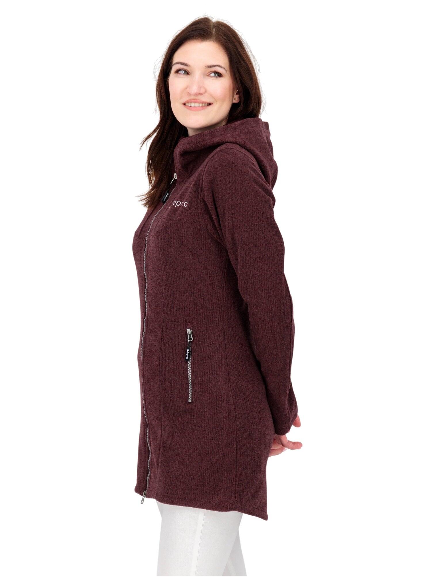 Damen - Naturwandern - Fleecejacke - warm, mit Kapuze und Taschen - GLORY APRIL 2/5