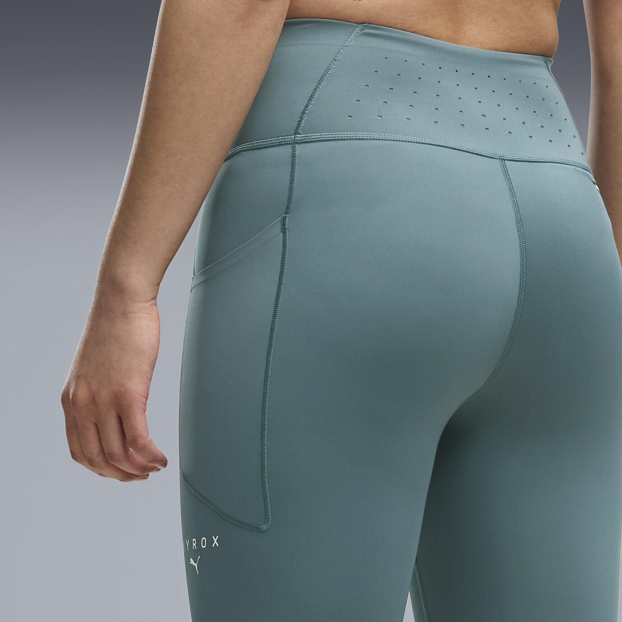 Pantaloni aderenti PUMA x HYROX PWRMODE 7/8 da donna PUMA 3/6