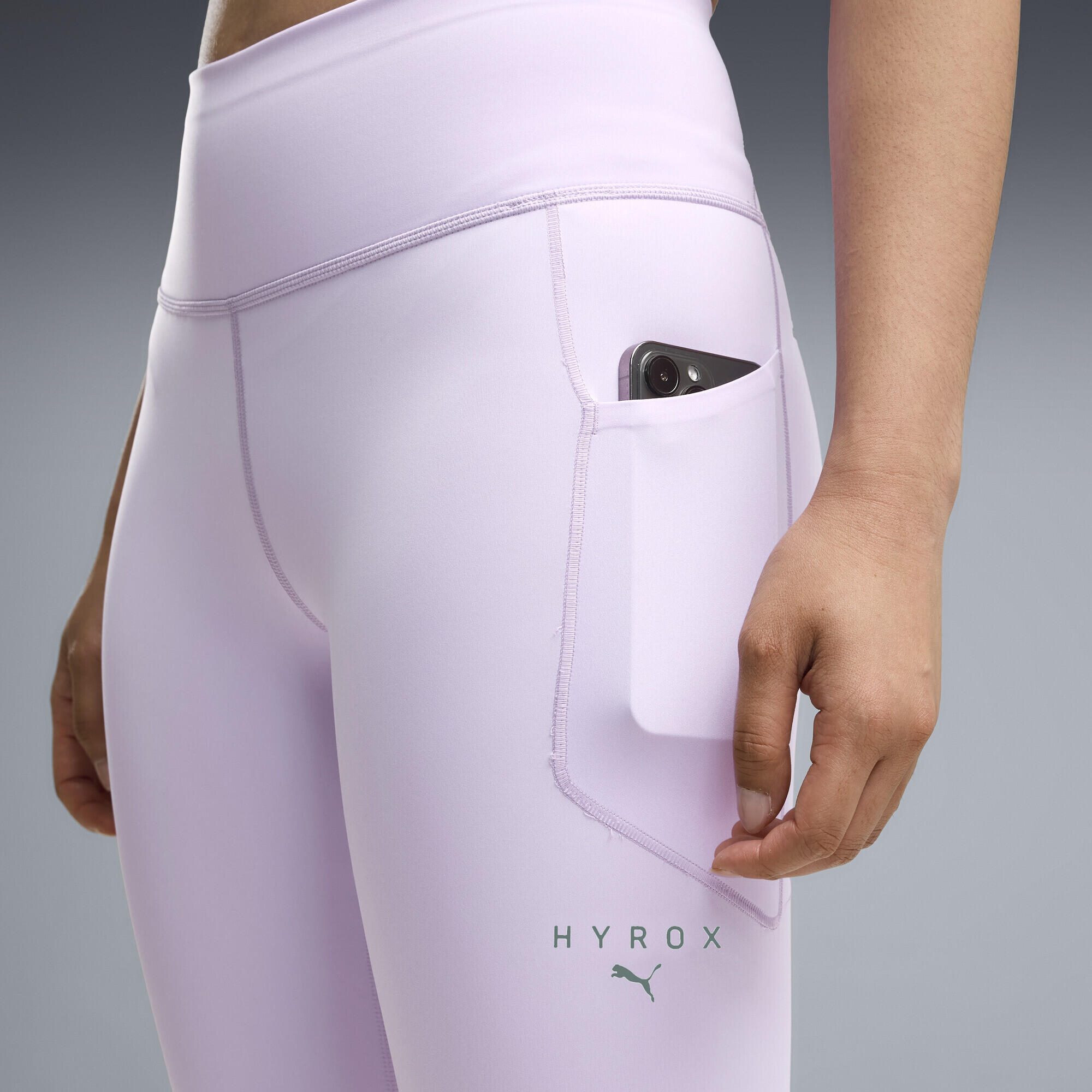 Pantaloni aderenti PUMA x HYROX PWRMODE 7/8 da donna PUMA 3/6