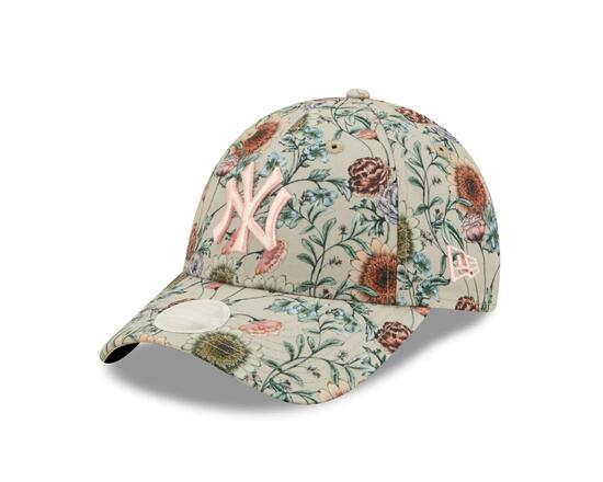 New York MLB Floral Stone 9Forty Adjustable Women Cap - One-Size