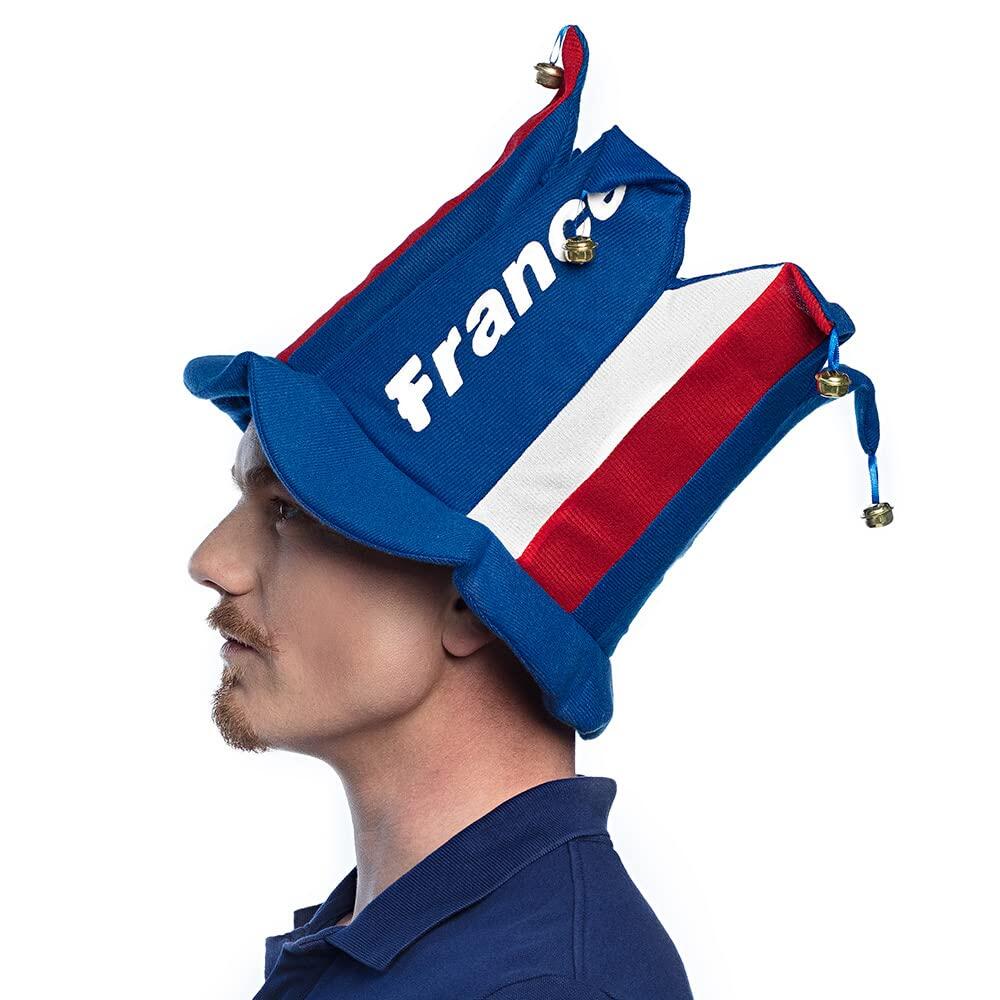 62023 - Chapeau France en peluche, casquette France, accessoire pour 3/4