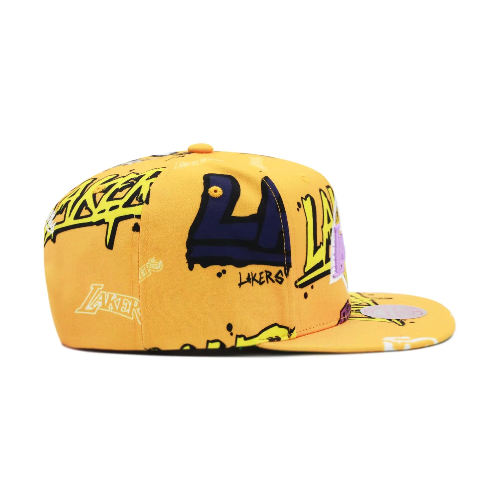 NBA Sticker Pack Casquette Snapback Los Angeles Lakers Jaune, Jaune #N/A 2/4