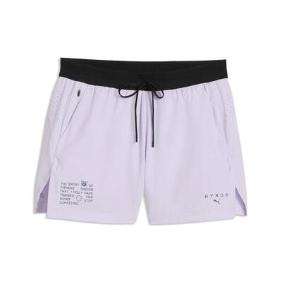 Puma x hyrox 2-in-1 short van 7,5 cm voor dames puma