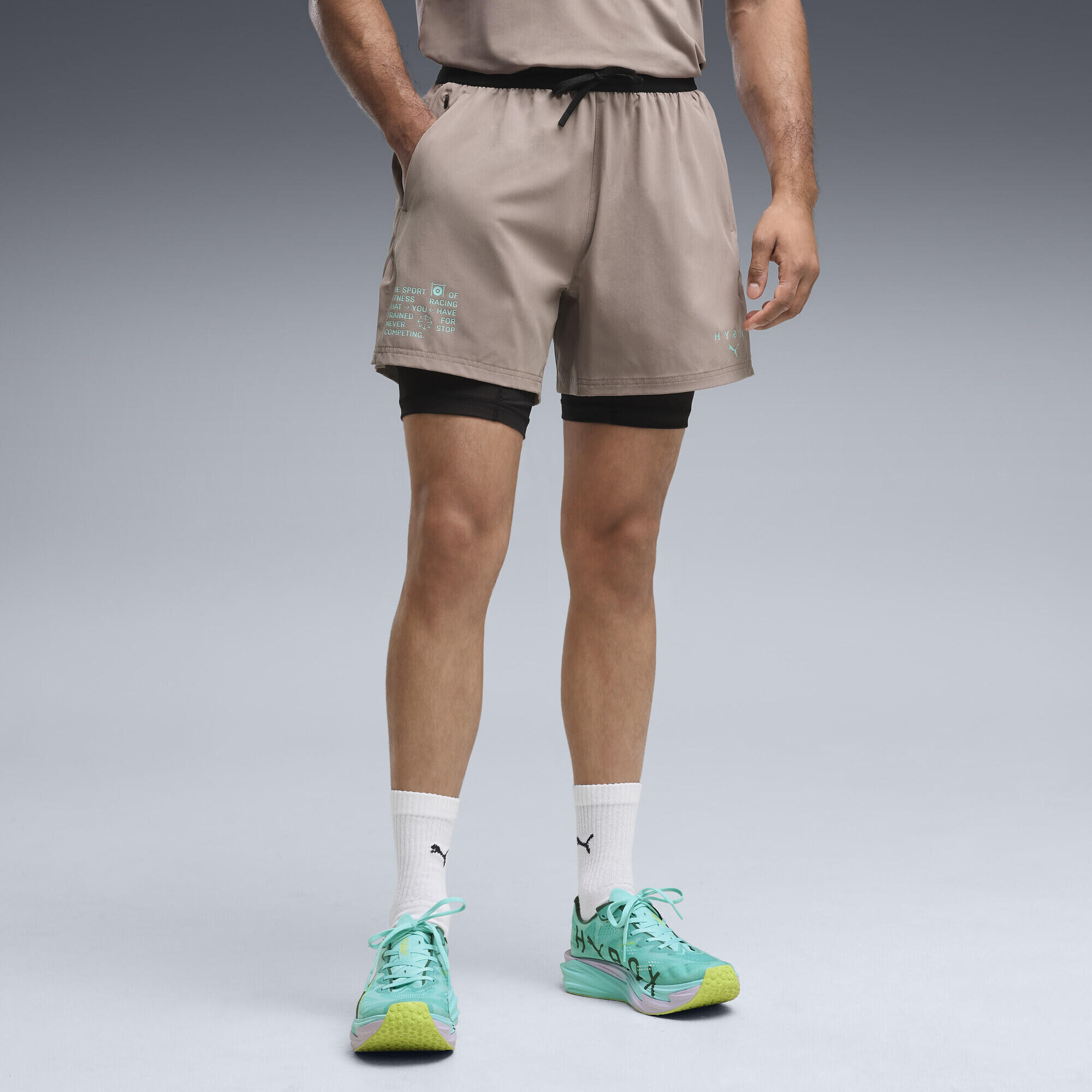 Shorts PUMA x HYROX PWRMODE 2 en 1 Hombre PUMA 4/6