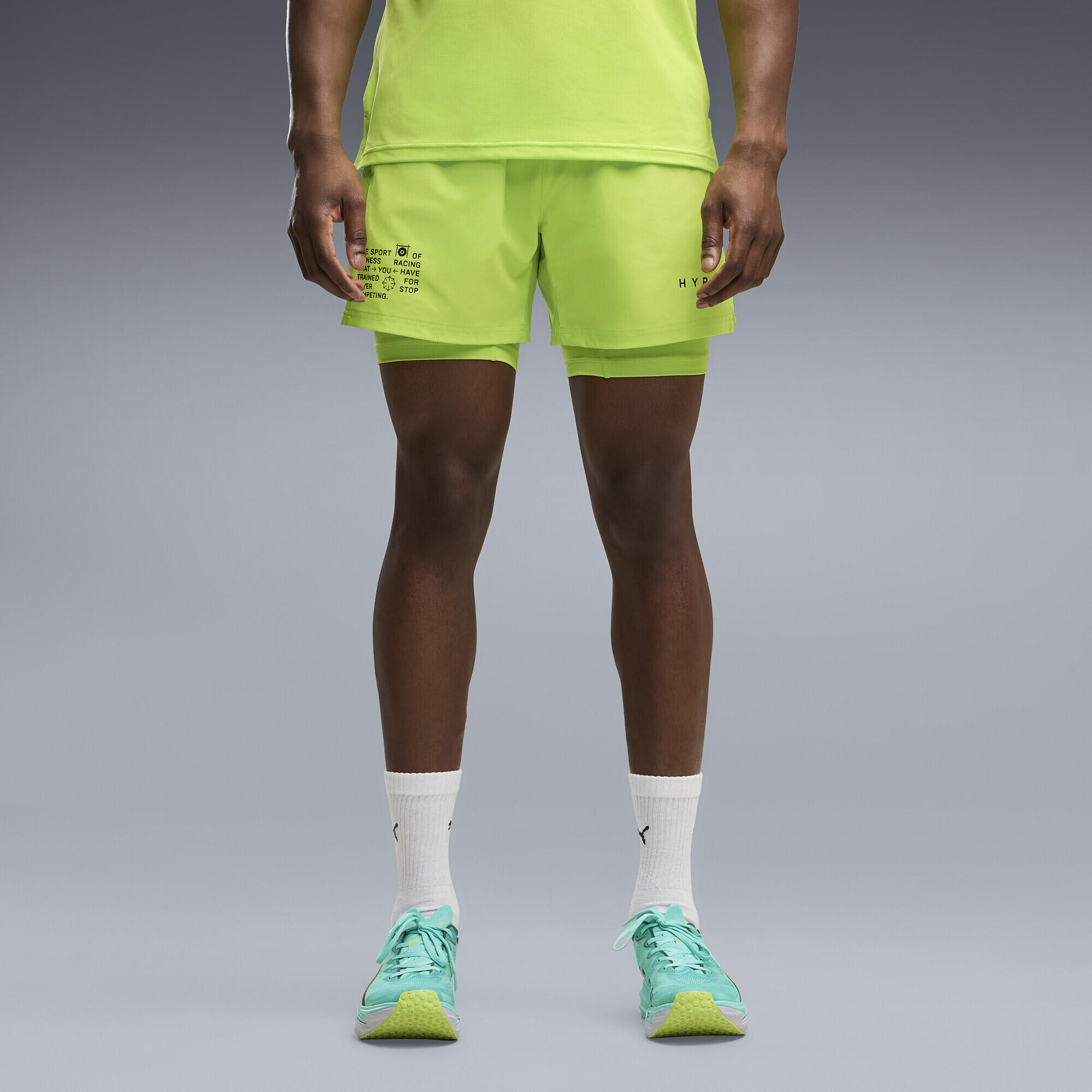 Short 2-en-1 PWRMODE PUMA x HYROX Homme PUMA 4/6