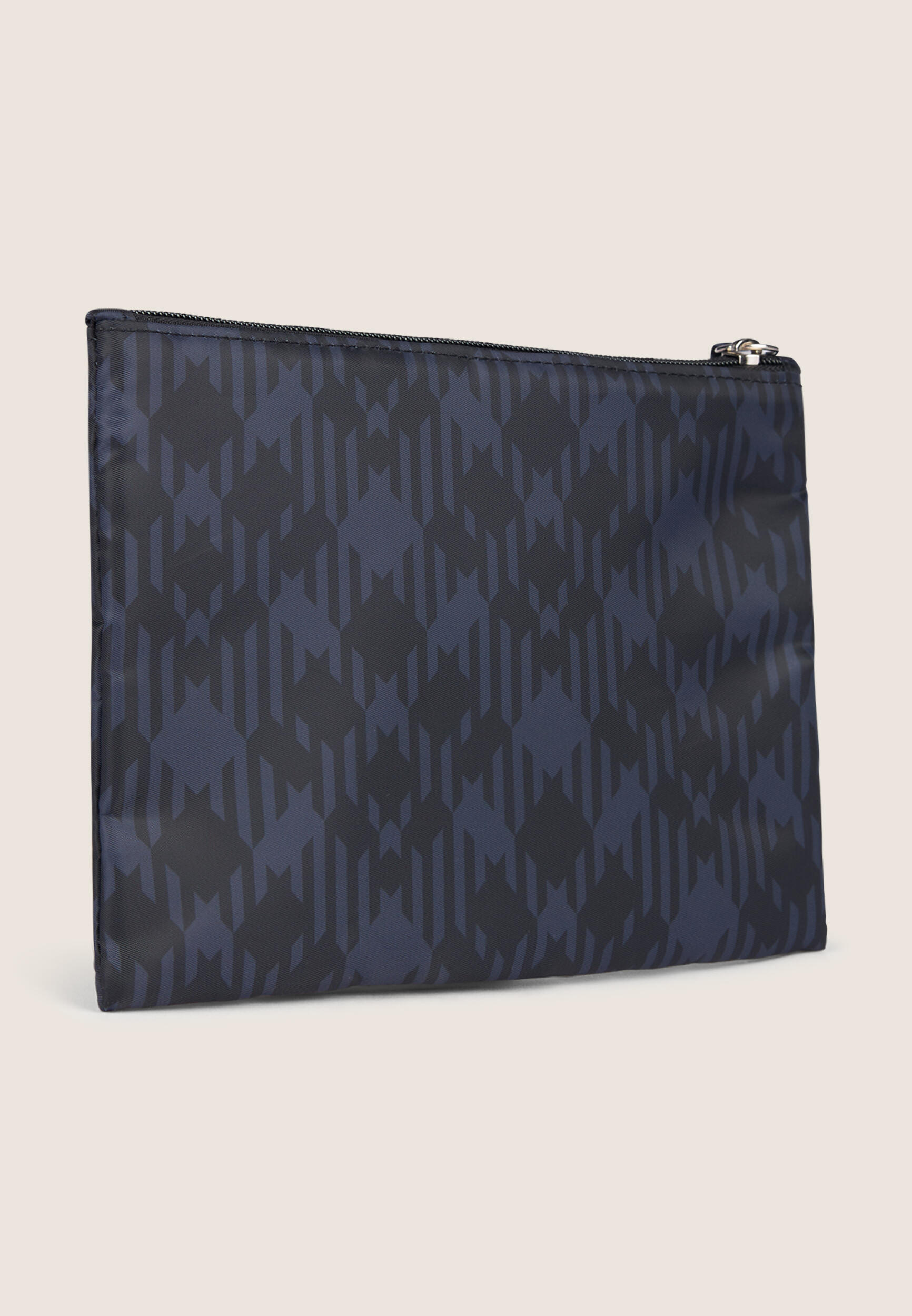 Pochette motif écossais en polyester avec fermeture à glissière et logo FREDDY 2/3