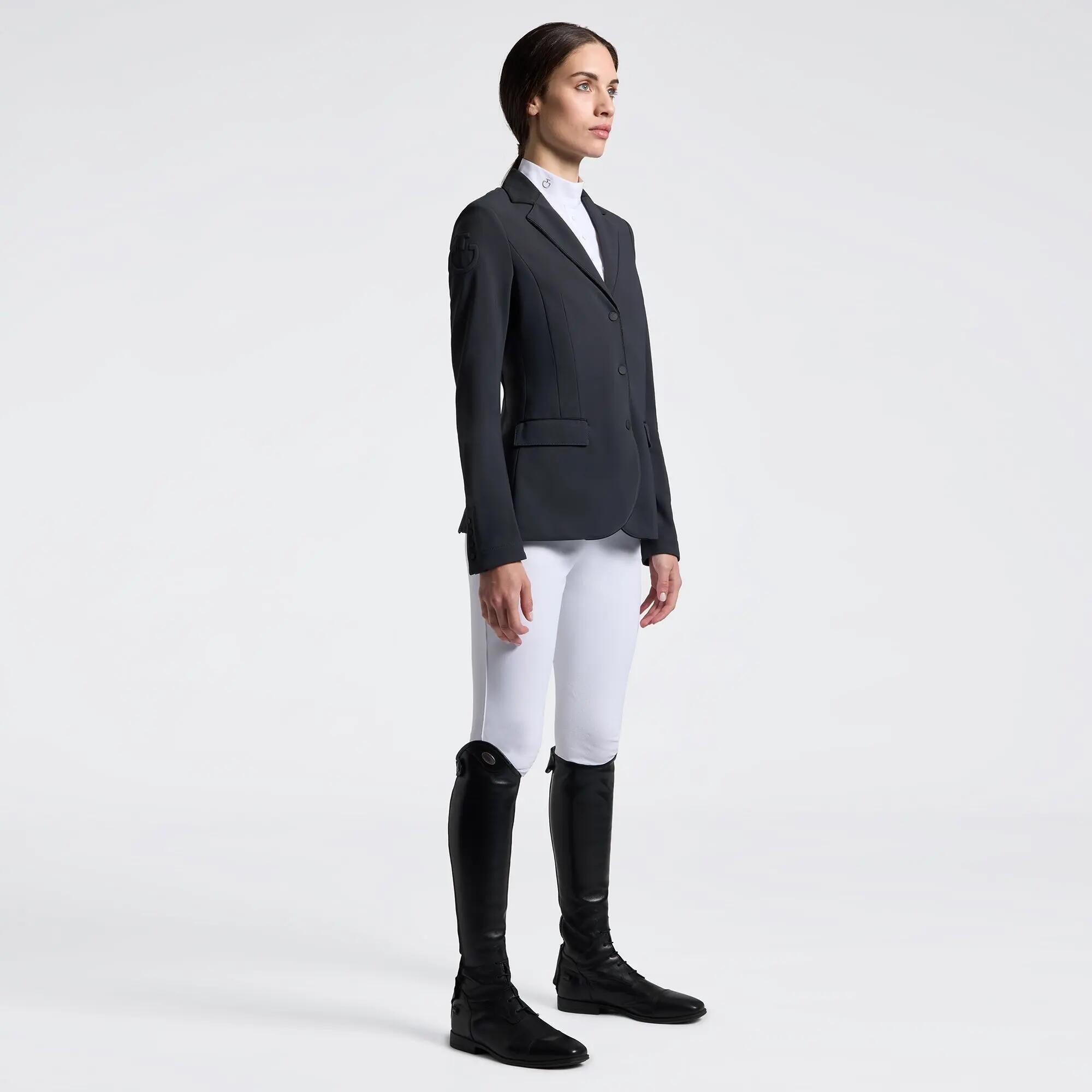 Cavalleria Toscana Dames Gp Wedstrijdjas Met Rits Violet Ice - 4/6