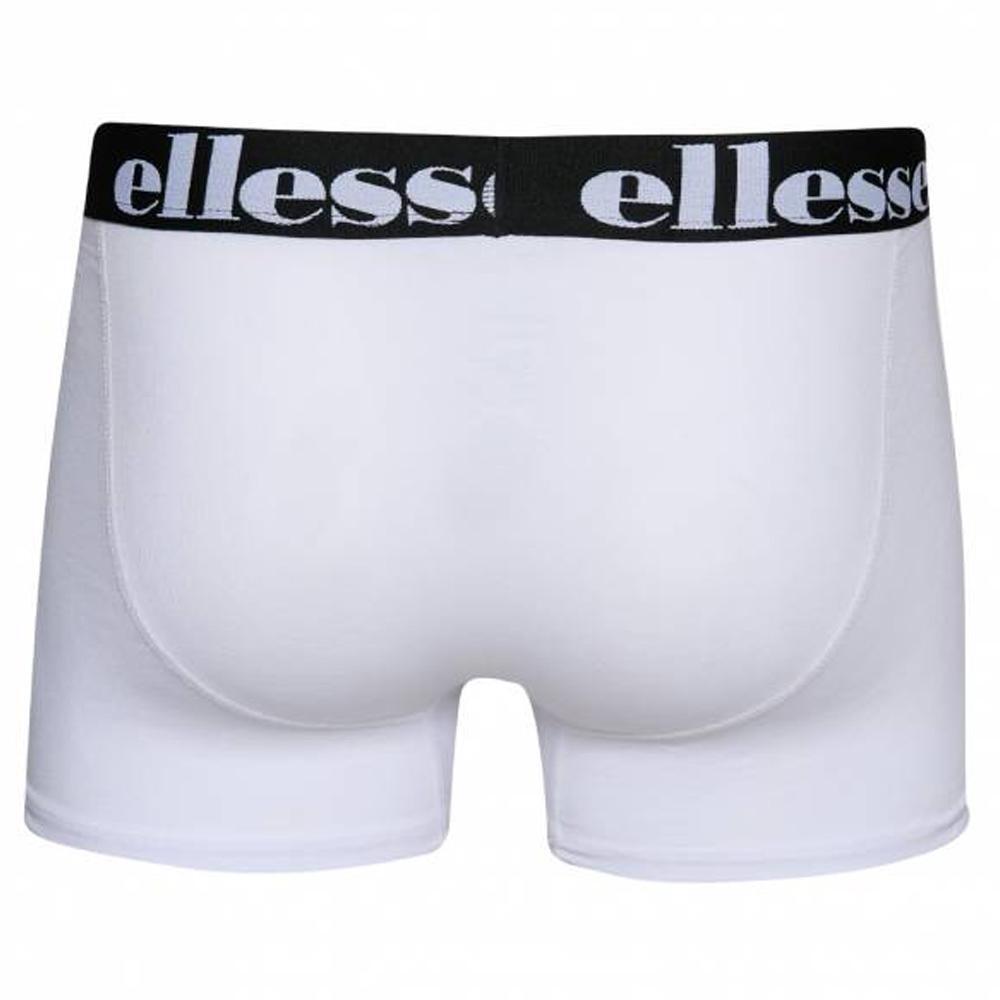 Ellesse Boxer Uomo, Confezione da 3: Bianco, Grigio e Nero (SJ00456) 3/3