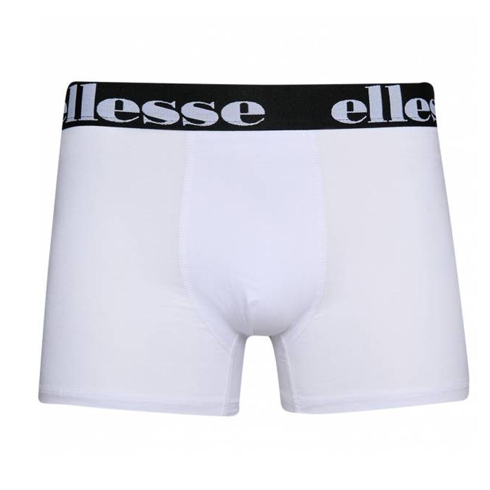 Ellesse Boxer Uomo, Confezione da 3: Bianco, Grigio e Nero (SJ00456) 2/3