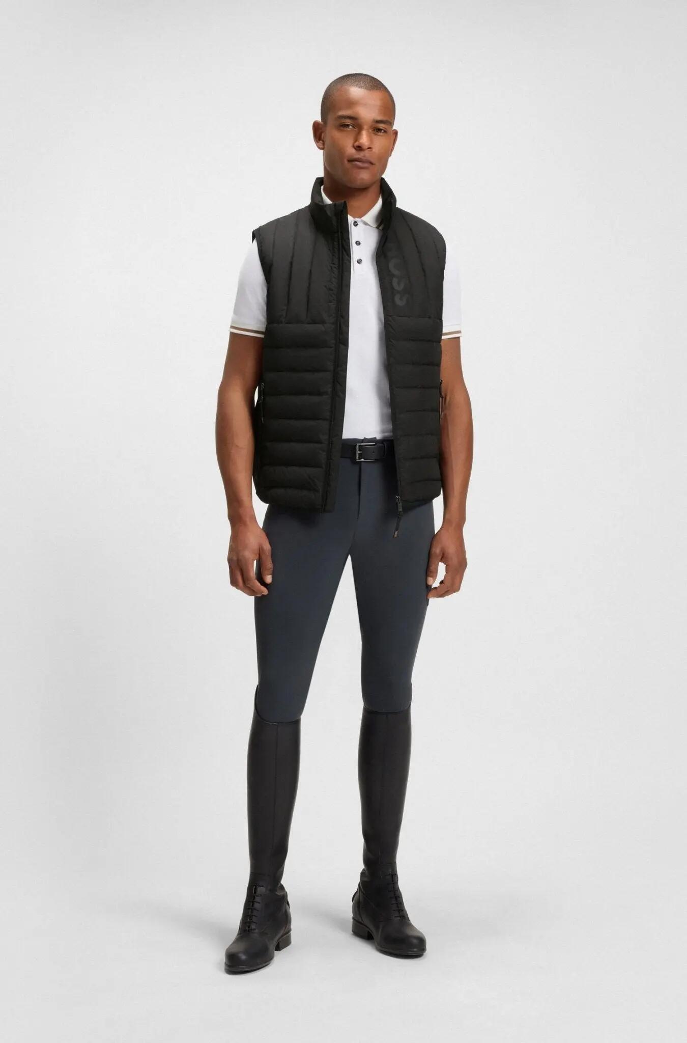 Boss Equestrian Ruben Light Puffer Vest Heren Zwart - 7/7