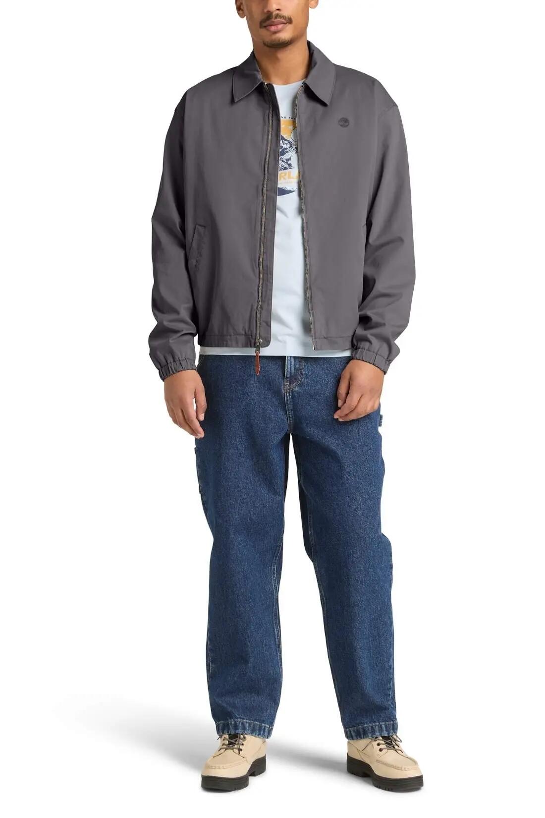 Herren - sport - leichte baumwolljacke - regular fit - beige 4/5